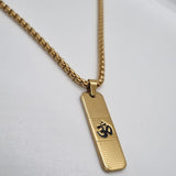 Gold Plated Om Pendant