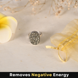 Wealth attraction Pyrite Adjustable Ring (Men/Women)