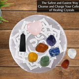 Selenite Crystal Charging Plate
