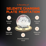 Selenite Crystal Charging Plate