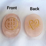 Rose Quartz Zibu Coin