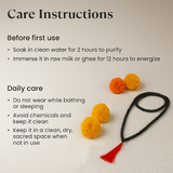 Karungali Jaap Mala 8mm – 108+1 Beads (Original Ebony Wood)