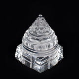 Sphatik Shree Yantra of Natural Quartz meru Shree Yantra (50 Gram)