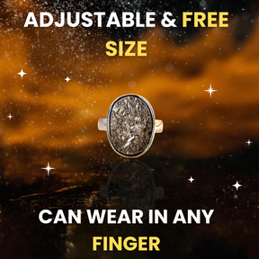 Real Pyrite Adjustable Ring (Men/Women)