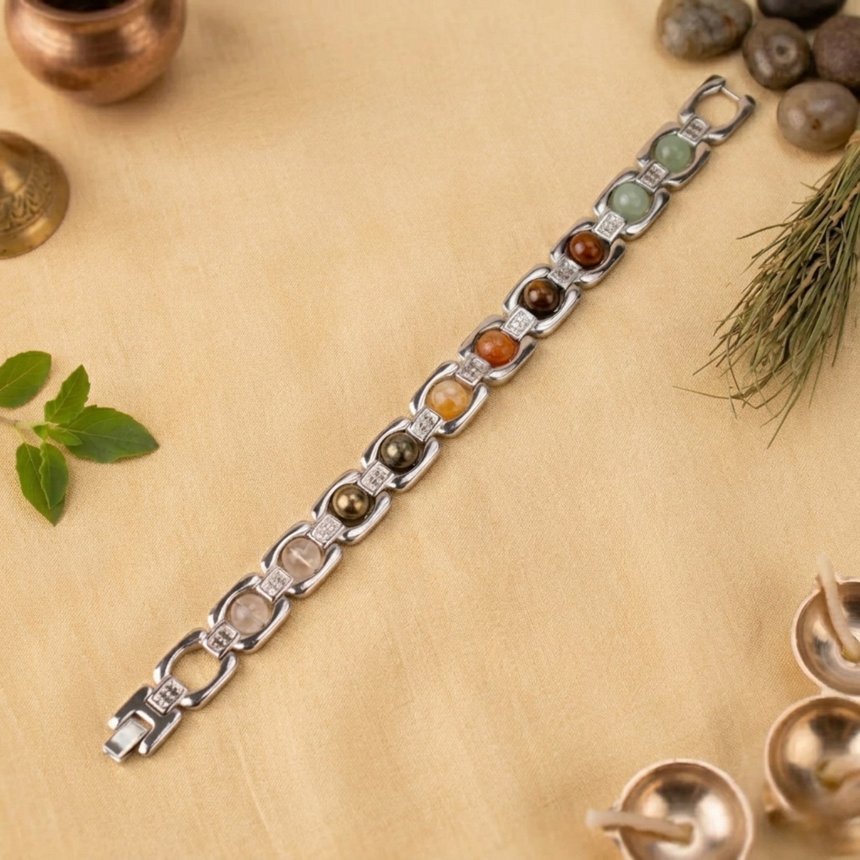Metal Dhan Yog Bracelet - Silver