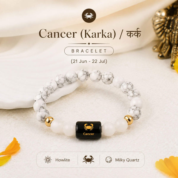 Cancer (कर्क राशि) Zodiac Bracelet