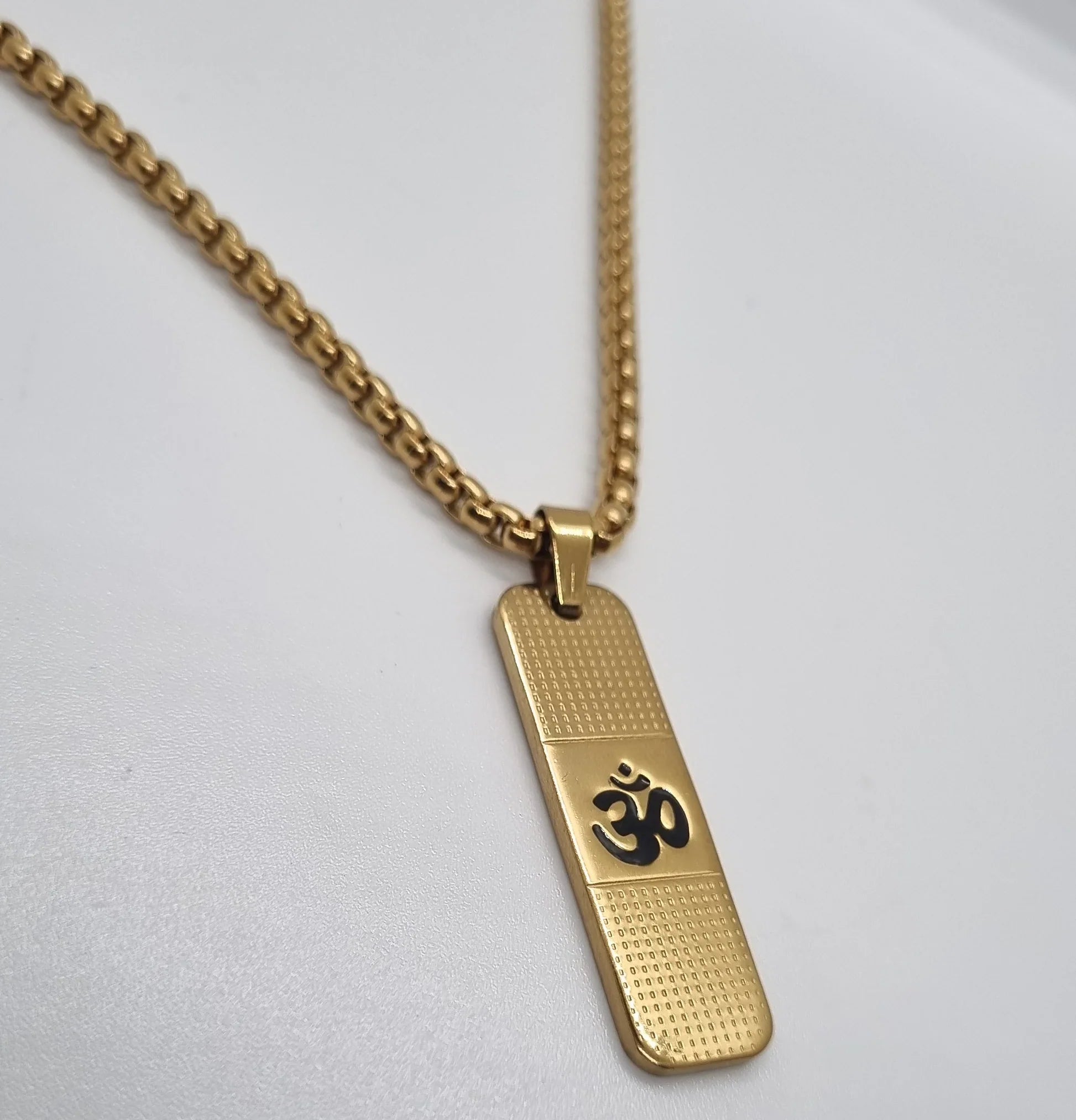 Gold Plated Om Pendant