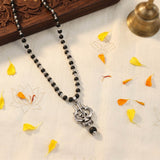 Karungali Mala with Om Shiva Trishul Pendant - Urja Ghar