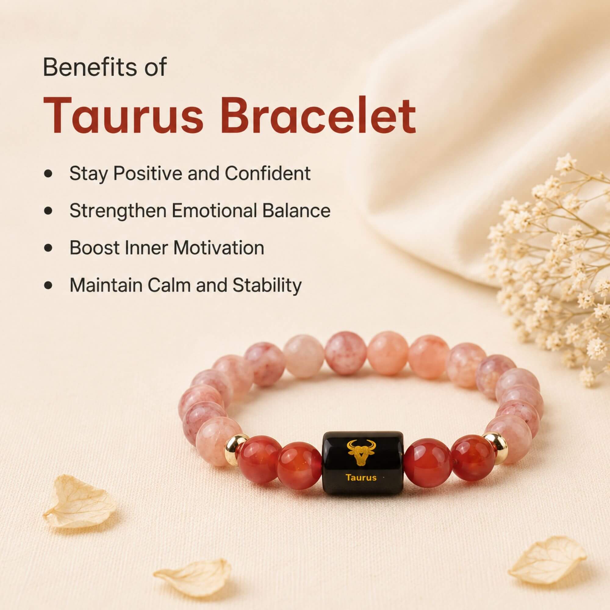 Taurus (वृषभ राशि) Zodiac Bracelet