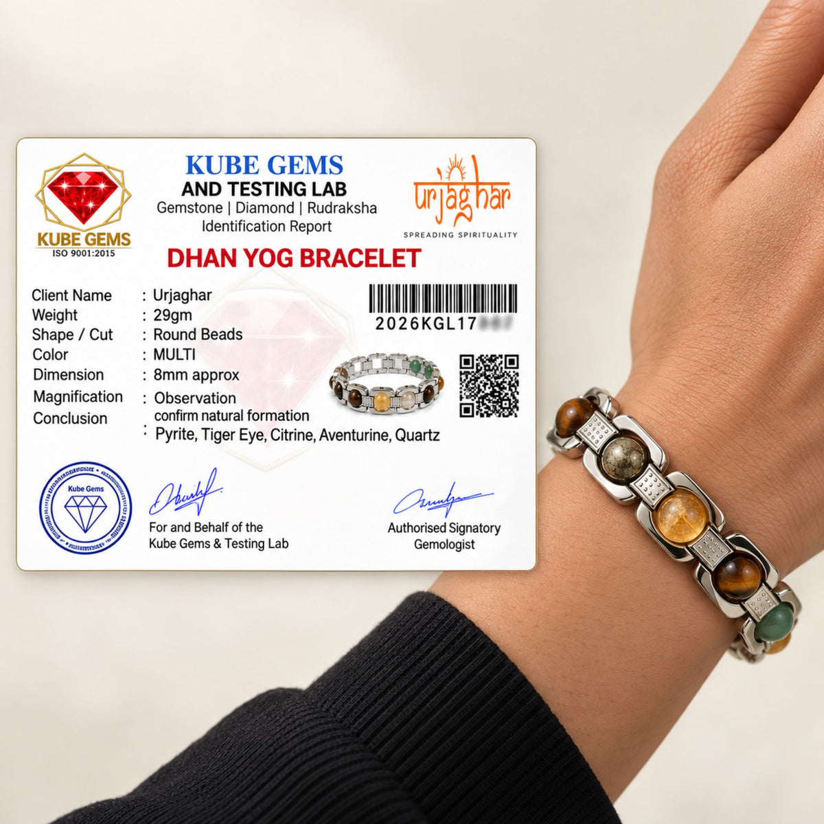 Metal Dhan Yog Bracelet