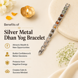 Metal Dhan Yog Bracelet - Silver
