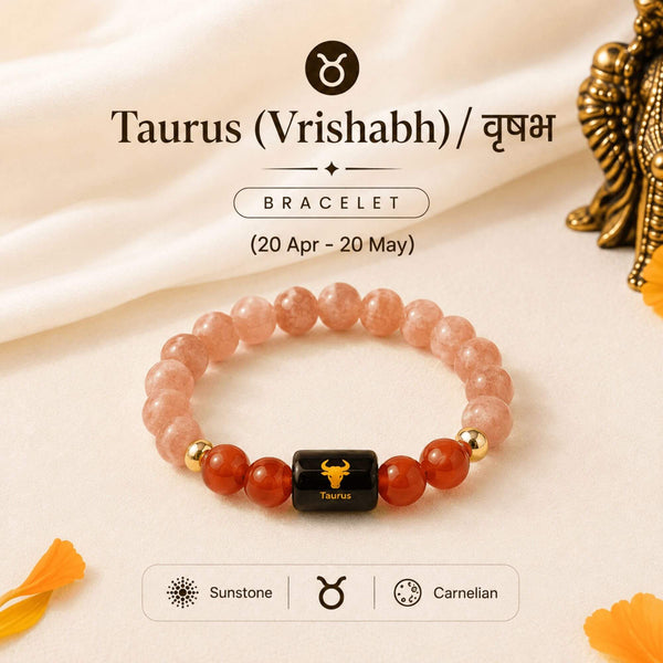 Taurus (वृषभ राशि) Zodiac Bracelet