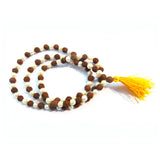 Rudraksha and Pearl 108 +1 Beads Mala