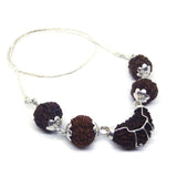 1 Face with 5 , 6, 7 ,8 Mukhi Rudraksha Kavach in Silver