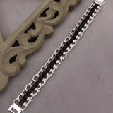 Silver Plated Karungali Bracelet