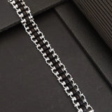 Silver Plated Karungali Bracelet