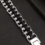 Silver Plated Karungali Bracelet