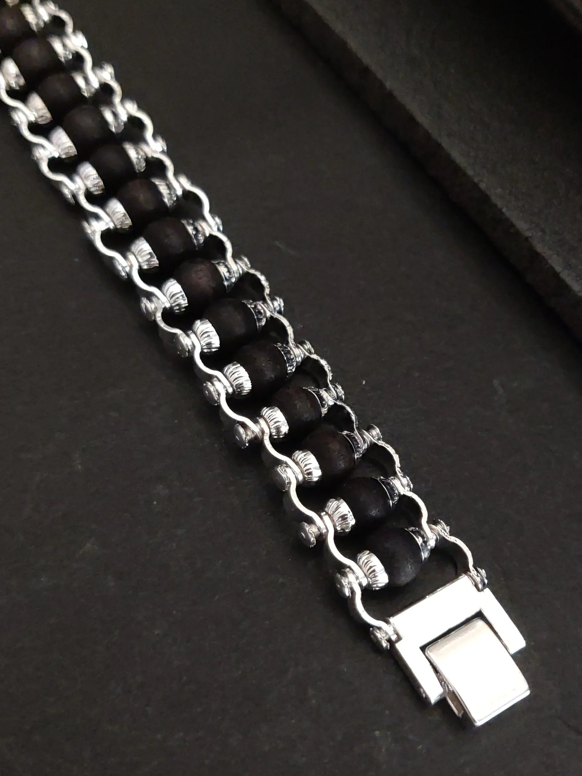 Silver Plated Karungali Bracelet