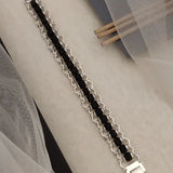 Silver Plated Karungali Bracelet