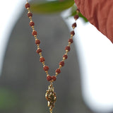 OM Shiva Trishool Rudraksha Necklace