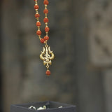 OM Shiva Trishool Rudraksha Necklace