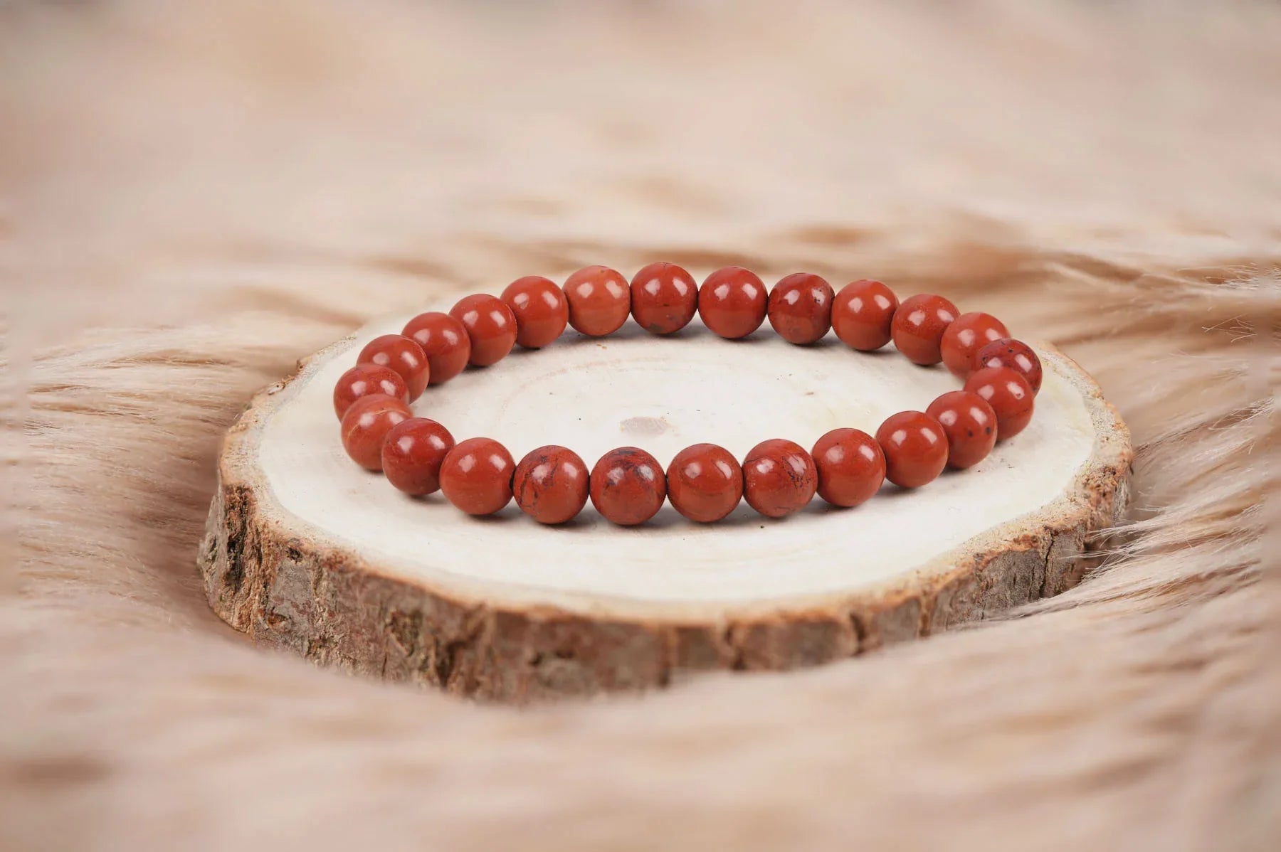 Red Jasper Bracelet (AAA Quality) - Urja Ghar