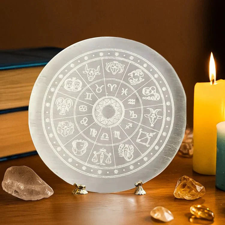Selenite Crystal Recharging Plate - Urja Ghar