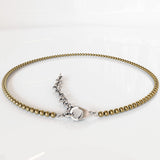 Raw Pyrite Anklet