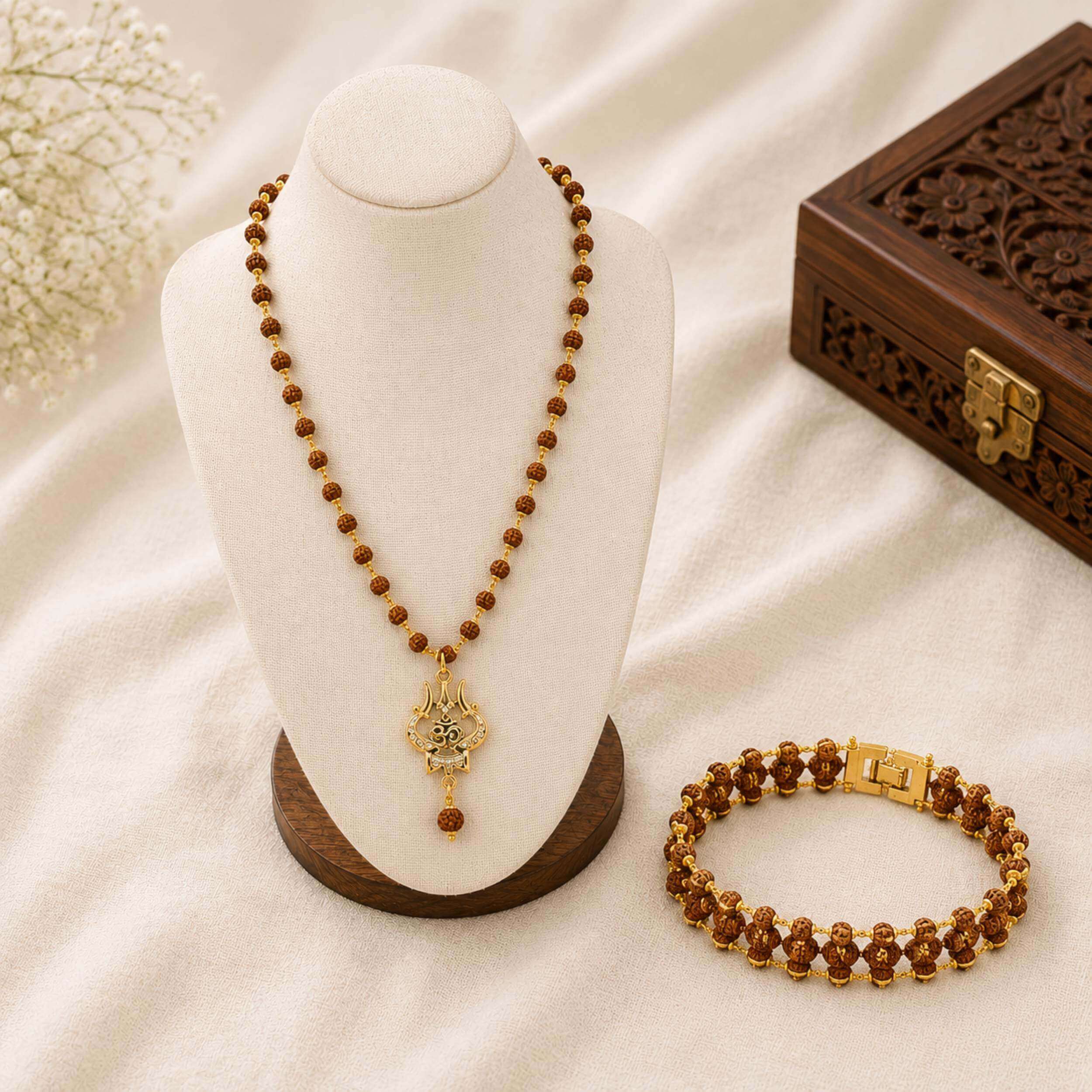 Om Shiva Divine Rudraksha Combo (Copy)