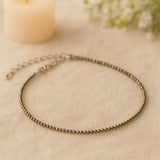 Raw Pyrite Anklet