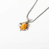 Citrine Pendant With Chain