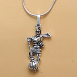 Hanumanji With Gada Silver Pendant Chain