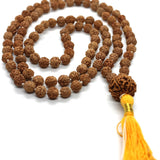 7 Mukhi Guru Baad Mala, Rudraksh Japa Mala Rosary 108 +1 Bead