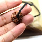 Panchmukhi Rudraksha, 5 Mukhi Nepalese Collector Rudraksha Bead Adjustable Cord, Spiritual Gifts, Five Faced Rudraksha Seed, Mahadeva Shiva