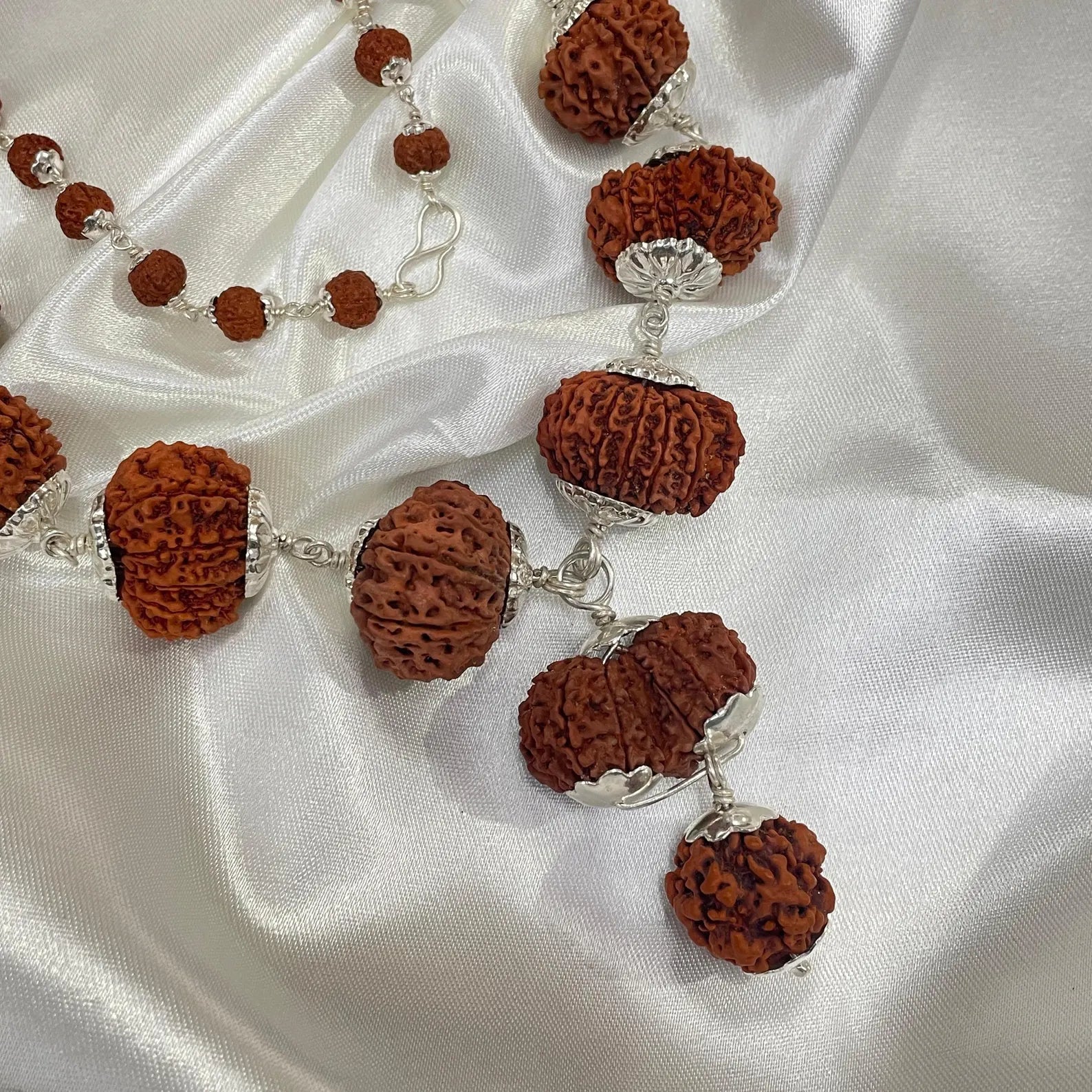 Siddha Mala 1-14 Mukhi Rudraksha Beads, Collector Rudraksha - Urja Ghar