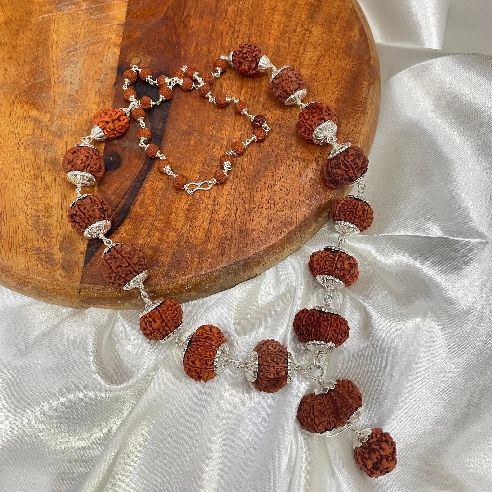 Siddha Mala 1-14 Mukhi Rudraksha Beads, Collector Rudraksha - Urja Ghar