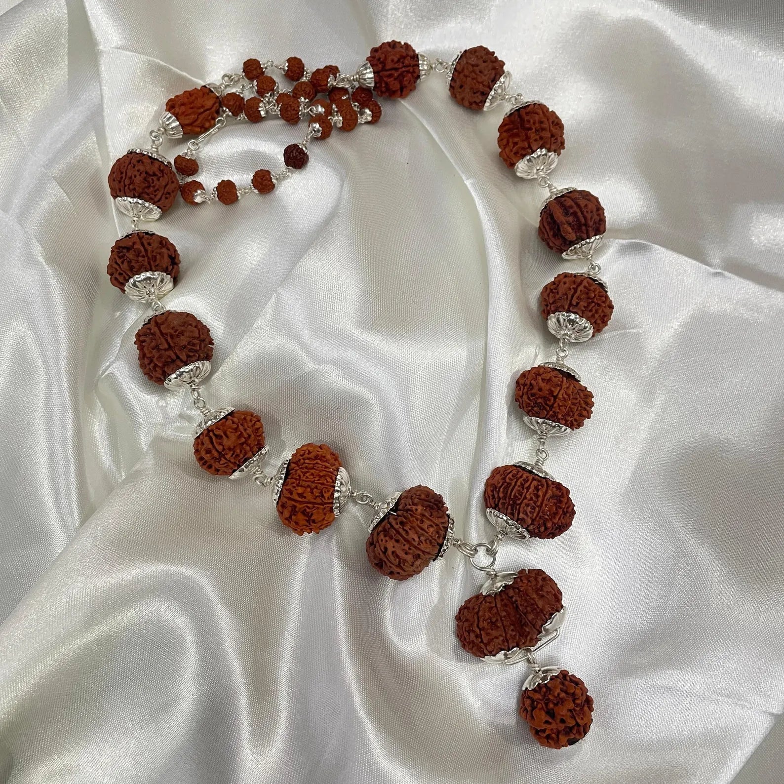 Siddha Mala 1-14 Mukhi Rudraksha Beads, Collector Rudraksha - Urja Ghar