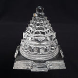 Sphatik Shree Yantra of Natural Quartz meru Shree Yantra (50 Gram)