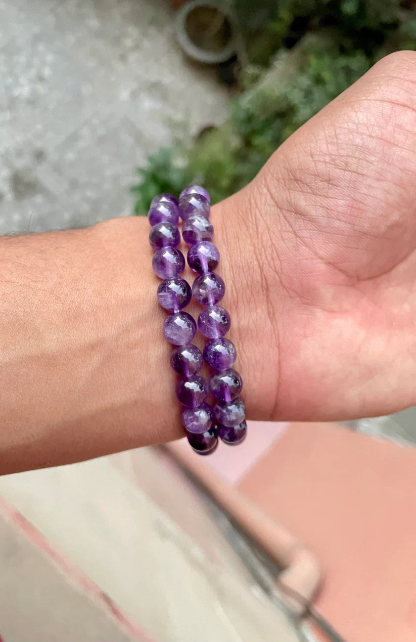Natural Amethyst Bracelet