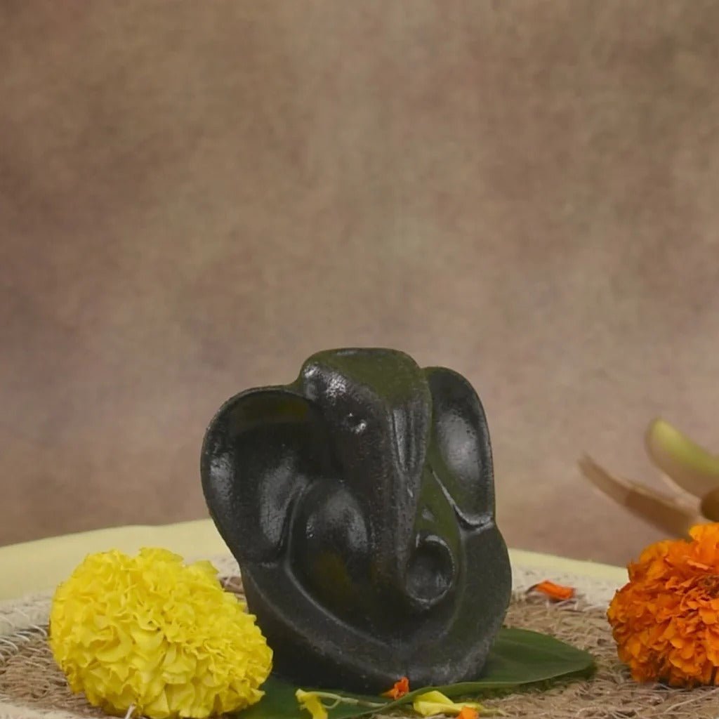 Pyrite Ganesha Ji Murti - Urja Ghar