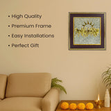 7 Horses on Raw Pyrite Frame
