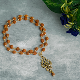 OM Shiva Trishool Rudraksha Necklace