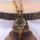 OM Shiva Trishool Rudraksha Necklace