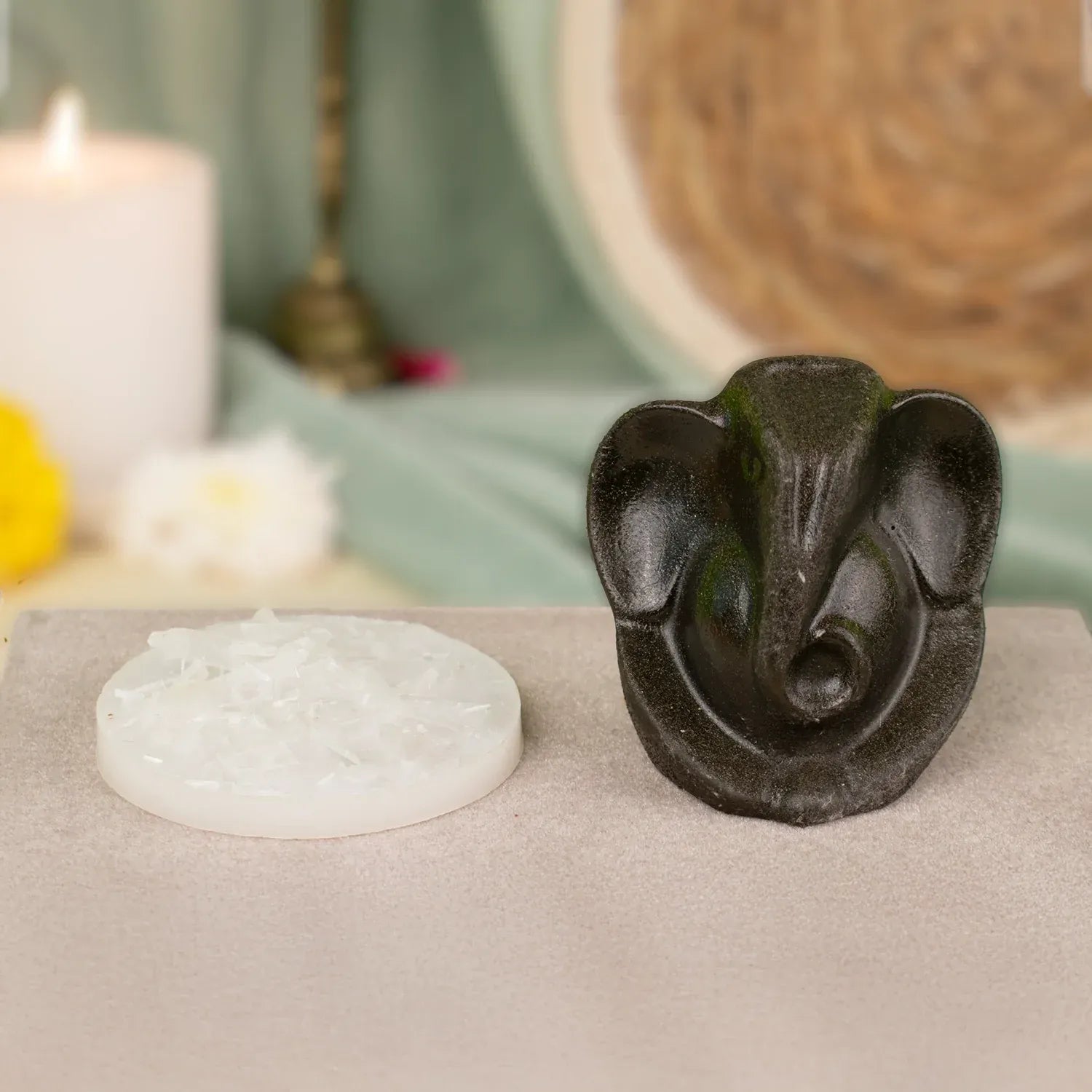 Pyrite Ganesha Ji Murti - Urja Ghar
