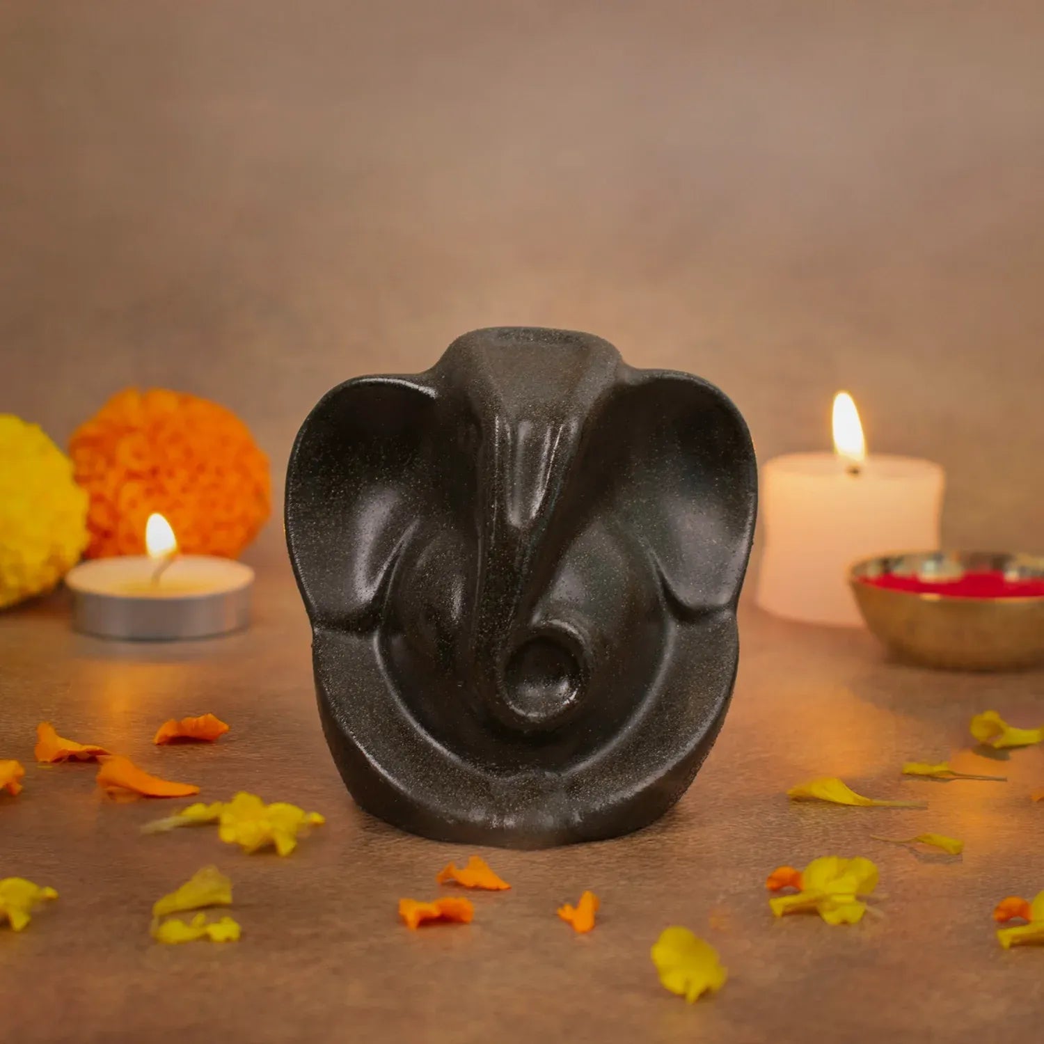 Pyrite Ganesha Ji Murti - Urja Ghar