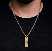 Gold Plated Om Pendant