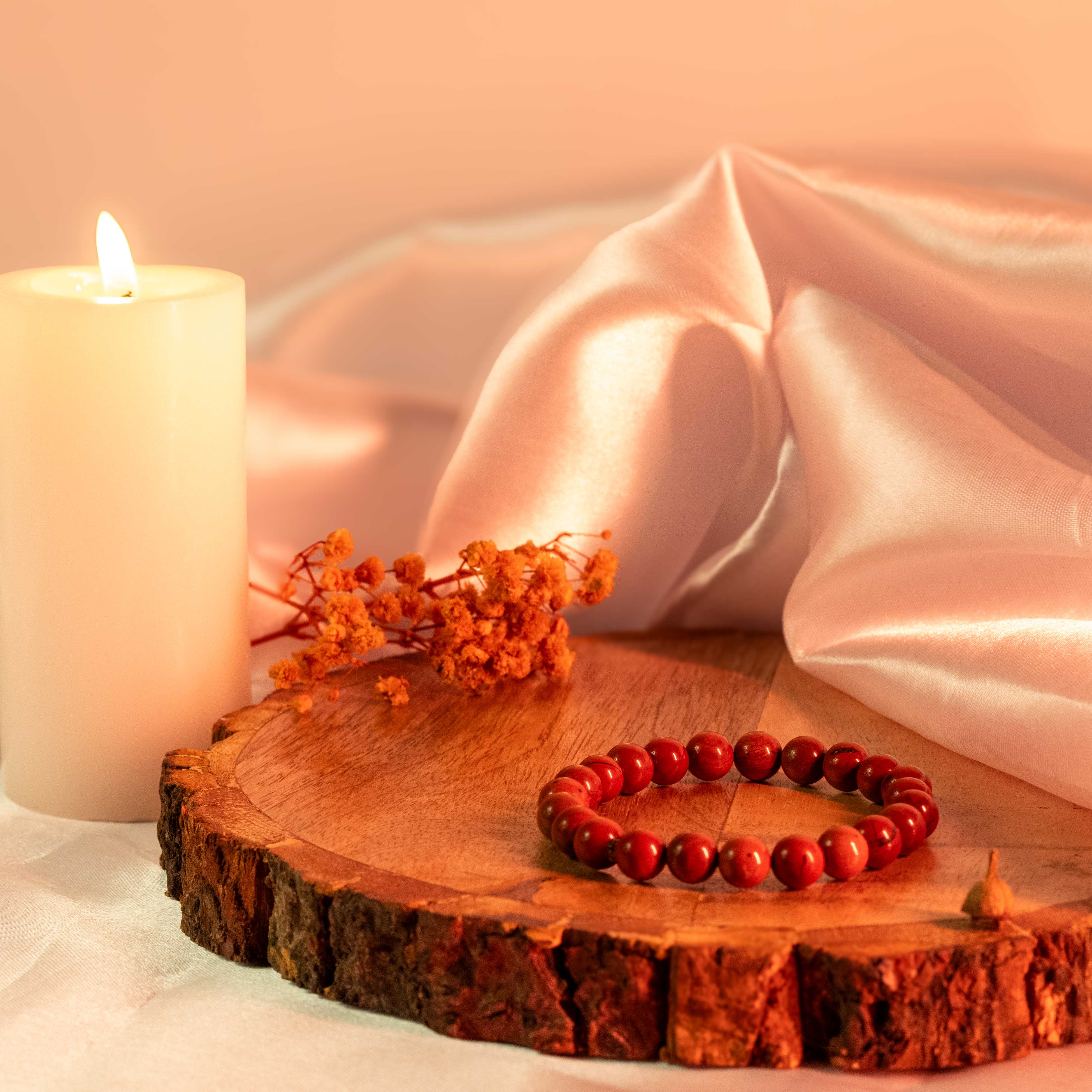 Red Jasper Bracelet (AAA Quality) - Urja Ghar